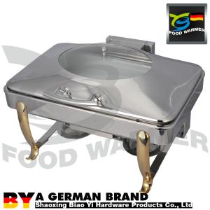 Gourmet Buffet Catering Chafing Dish Electric Hook Feet With Dual Heating System