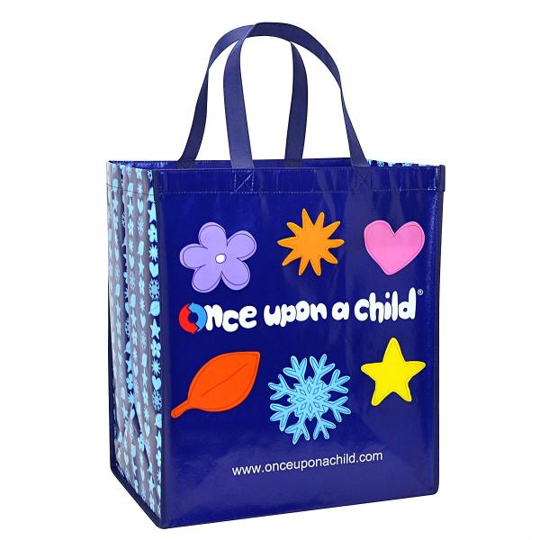 Custom Printed Reusable Non Woven Shopping Bag Fabric With Heat Transfer Printing