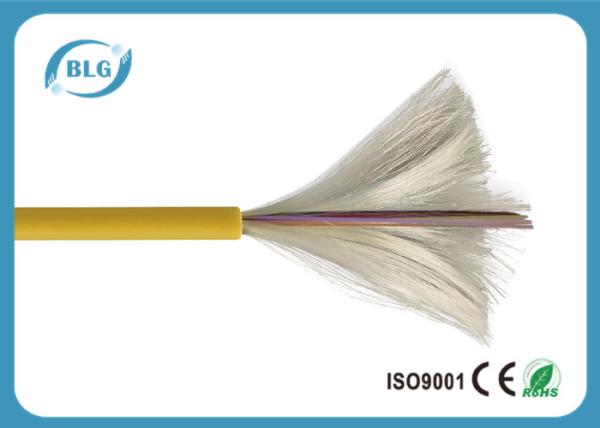 Tight - Buffered 24 Bulk Fiber Optic Cable For Premises Wiring SM 9 / 125 OS2