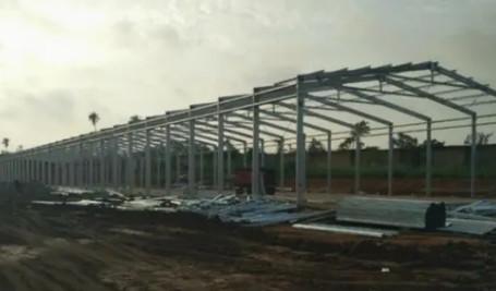 Environmental Friendly Prefabricated Light Structural Steel Structure Construction for Sale