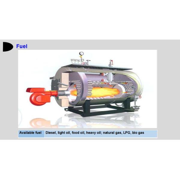 10 ton/h Capacity Oil Fired Hot Water Boiler 10 Ton Running Efficiently
