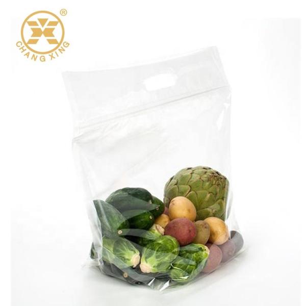 BOPP Preformed Vegetable Packing Bags Opp Cpp Laminated Bags Side Gusset Stand Up Pouch