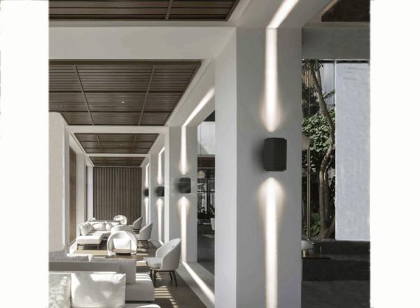 LED double-headed outdoor wall lightswaterproof corridor balcony creative staircase courtyard exterior wall corridor