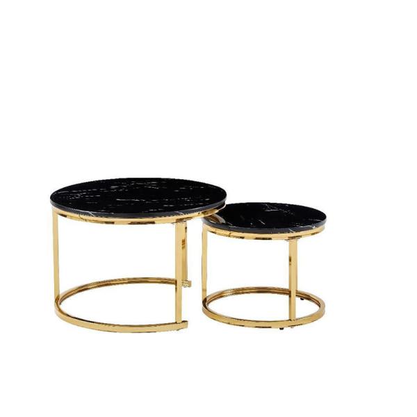 iso9001 high durability Modern Central Table  Round Marble Coffee Table
