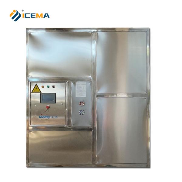 5000kg/day Industrial Ice Cube Making Machine 5ton Capacity with Shell Tube Cooling