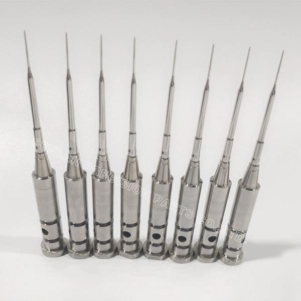 STAVAX Material Mold Core Pins with 50-52HRC Hardness for Medical Syringe Pins