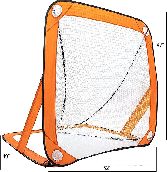 4X4'' Lacrosse Training Equipment Polyester Sports Goal Net Hockey Goal Portable Soccer Goal