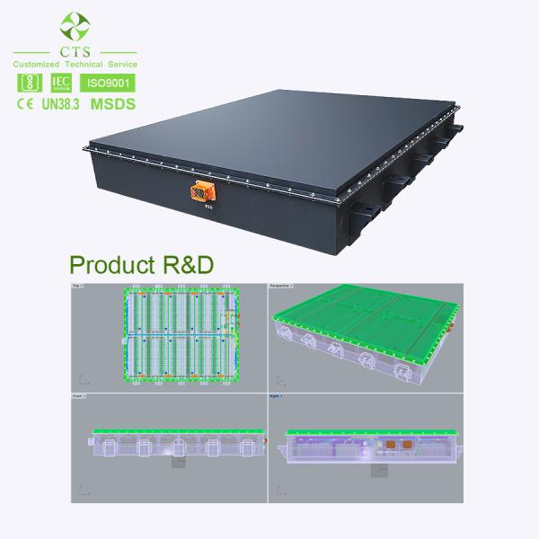 Customized Lifepo4 Electric Car Battery Pack 500V 200Ah Lithium Ion Battery Pack For EV AGV Tractor