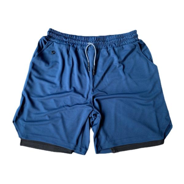 Chemical Fiber Blending Men's Elastic Waist Shorts for Quick Dry and Custom Print