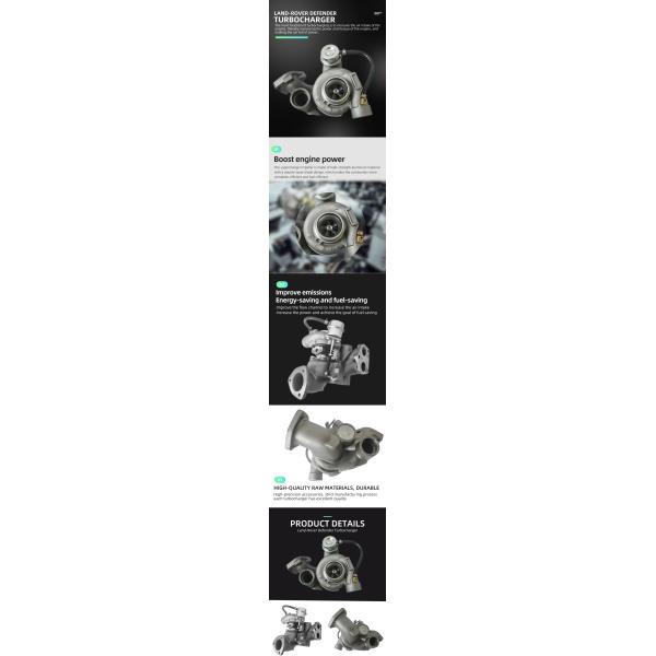 Land Rover Defender 300 TDI Car Engine Turbocharger 452055-5004S