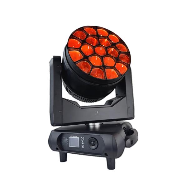 19X40W Zoom Wash Stage Wash Lighting Moving Head Bee Eye For Dj Disco Bar