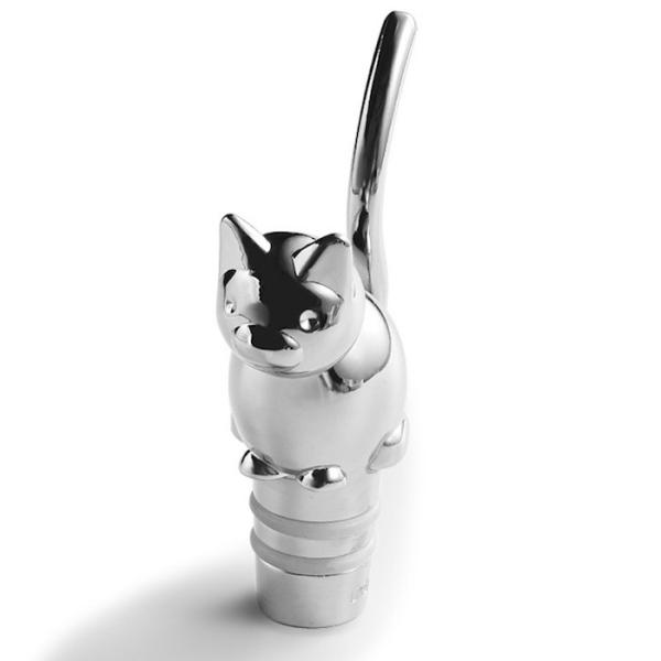 Eco-Friendly Zinc Alloy Metal Die Casting Wine Bottle Stopper with SGS CE and ROHS Certification