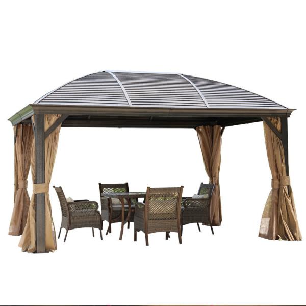 Tecnología de sombreado de precisión y sistema de laustro ajustable Canopy de pergola de aluminio para tamaños de marco de 60 mm × 60 mm a 120 mm × 120 mm