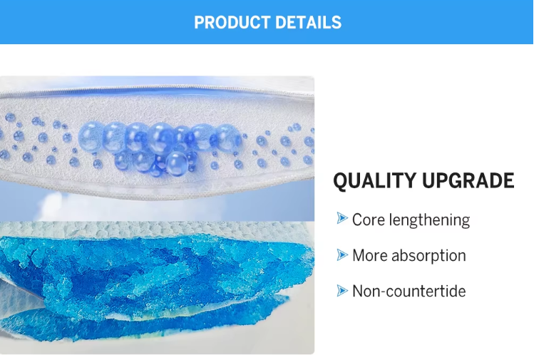 OEM Unisex Newborn Baby Diapers Dry Surface Non Irritating Skin Friendly Baby Disposable Nappies Biodegradable