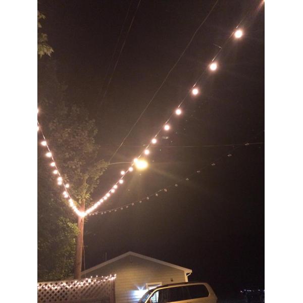 Света строки сада 27FT солнечные со светом строки шарика S14 крюка 3W смертной казни через повешение солнечным