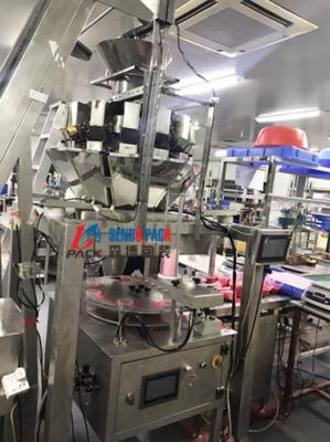 Bath salt  plastic cup weighing and filling machine