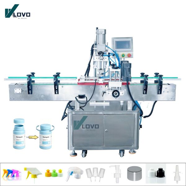 Liquid Soap Automatic Plastic Bottle Jar Capping Machines Pet Bottle Capping Machine