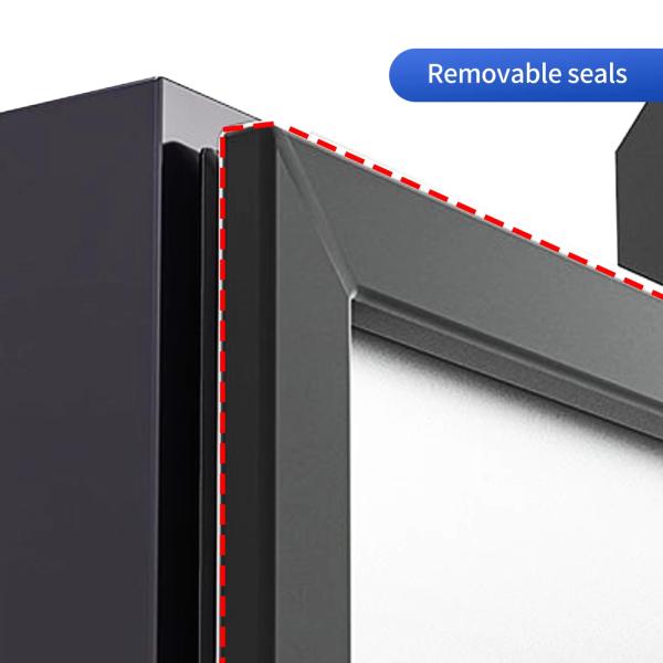 Wholesale Large Capacity Commercial Refrigerator 6 Doors Heavy Duty Independent Freezer Single-Temperature for Supermarket