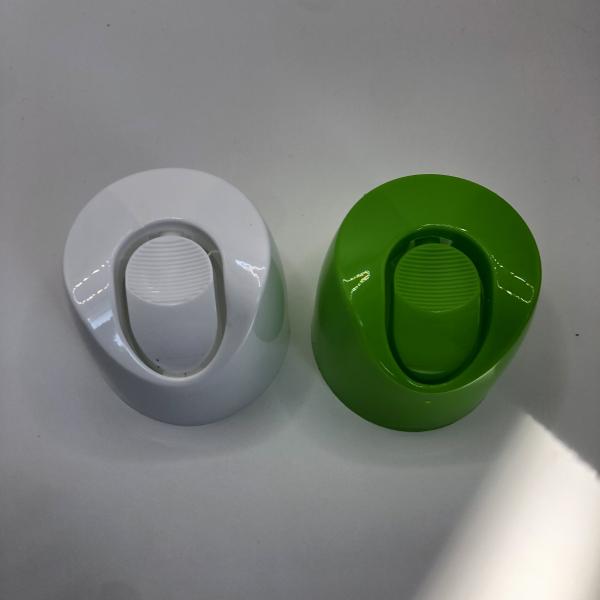 Design ergonômico da tampa da garrafa de spray de plástico branco