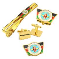 Clipes de gravata de arco personalizado de liga de ouro de antiguidade
