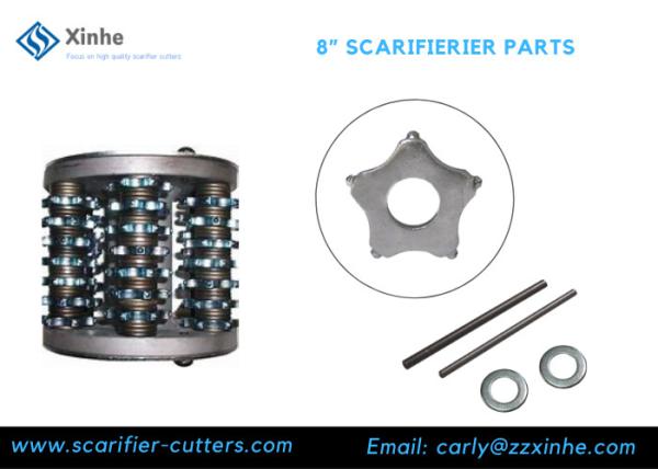 8 point TCT Carbide Flails, Drums, Washers and Spacers Fits Concrete Scarifiers Scarifying Machines