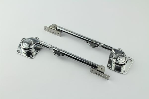 Sturdy Electroplate Lid Support Hinge , Silver Heavy Duty Soft Close Lid Stay