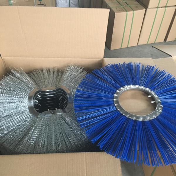 8mm уборщик дороги Pin чистит поли щеткой смешали с проводами плоскими/Curvy кольцом металла