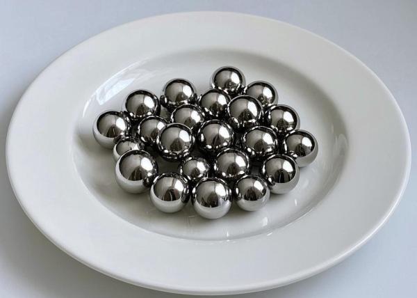 Bille en acier au carbone solide durable de 10 mm, billes d'acier de haute précision
