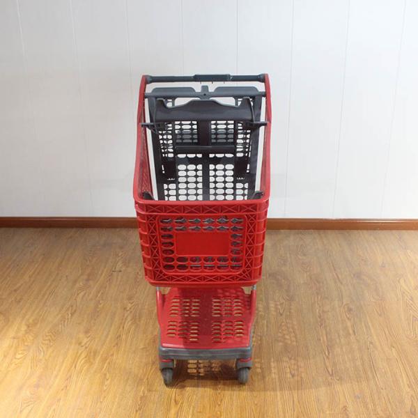 175L Large Capacity New Pure Supermarket trolley Plastic Shopping Carts