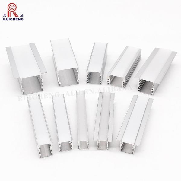 Surface Mounted Aluminium LED Strip Light Profile 2.5m Length Decorative