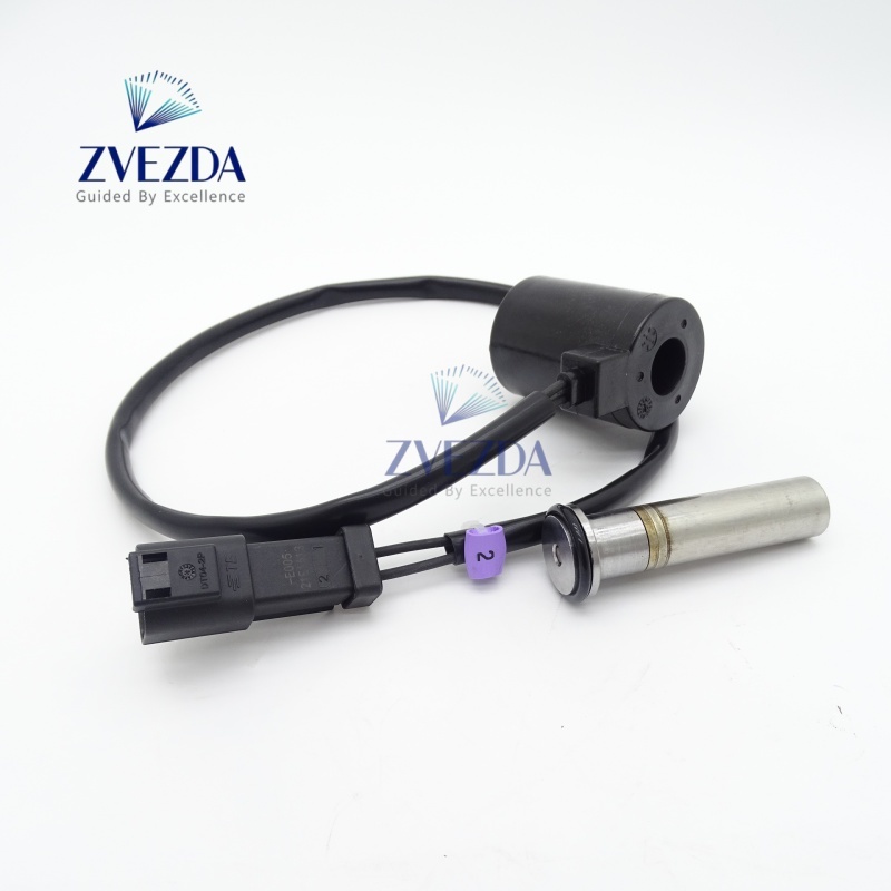 20Y-60-32121 Solenoid Valve Assembly Coil With Plunger OE 20Y6032120 Fit PC200-7 PC220-7 PC300-7
