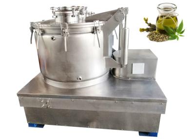 Máquina da extração do óleo de cânhamo do álcool da máquina do centrifugador da descarga da parte superior do controle do PLC