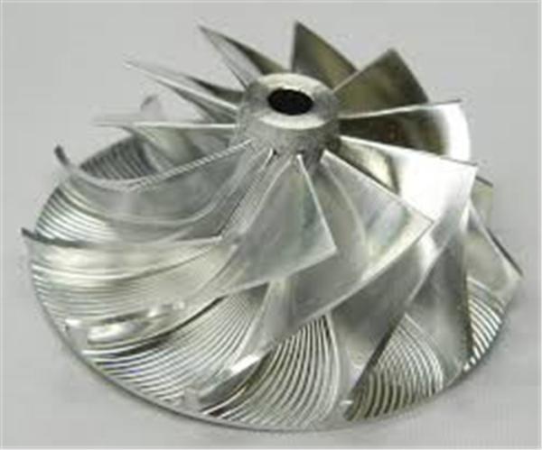 Locomotive Marine Turbocharger Turbine Wheel Spare Parts Titanium Long Service Life
