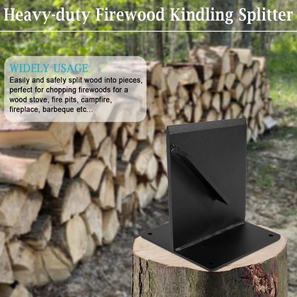 Быстрый ручной лог Древесина для разжигания разделитель портативный стальной клин для наружного использования в помещениях
