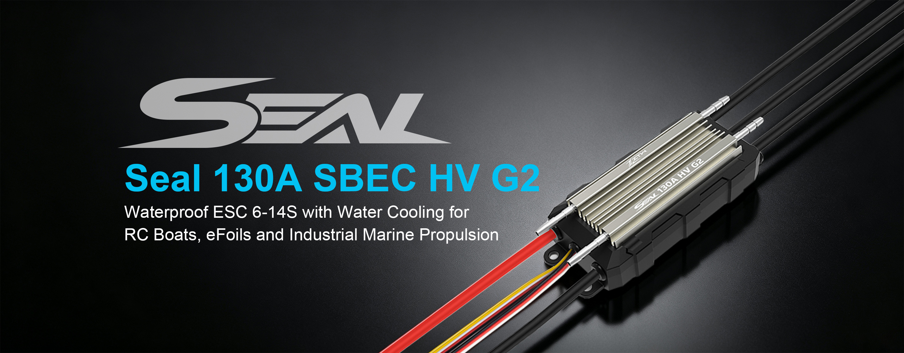 Waterproof ZTW Seal 130A SBEC HV G2 6S-14S ESC Controller For EFoils