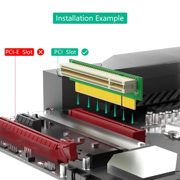 120Pin PCI 32Bit Raiser Card 95x30x20mm for Desktop