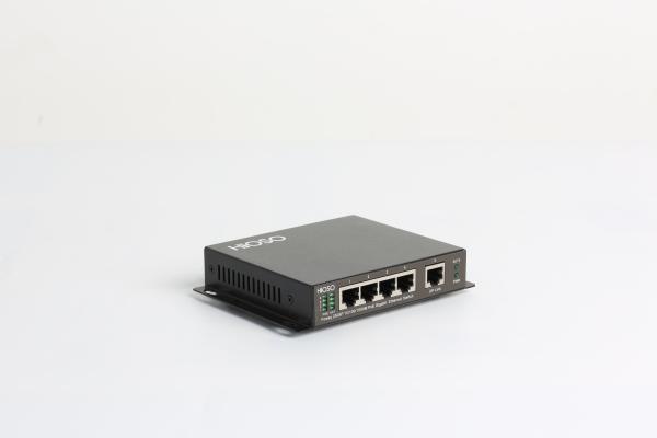 4 1000M Poe Ports 1 1000M RJ45 Uplink Port DC48V 5 Port 10 Gigabit Switch