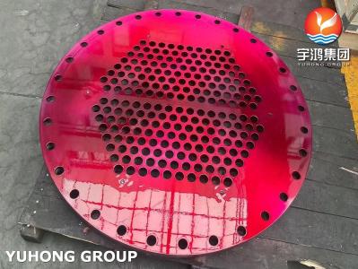 ASME SA266 TP304 ​​High-Pressure Tubesheet, OD 870 mm, for Power Station Condensers