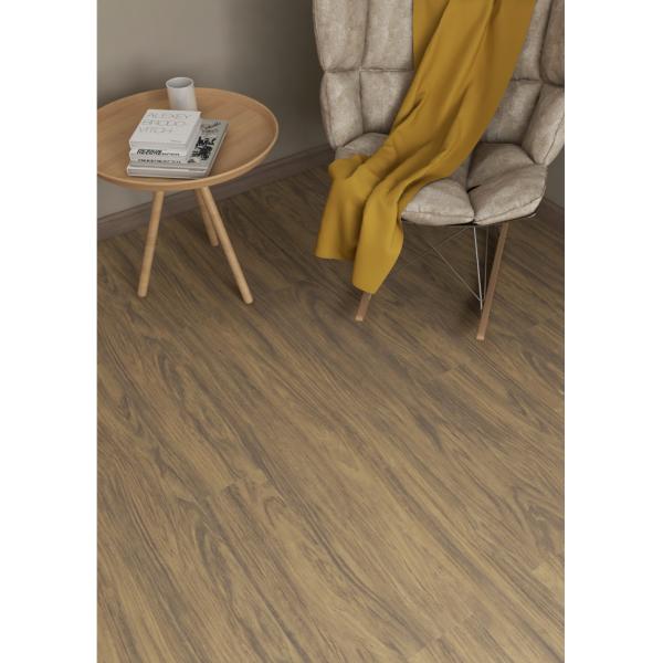 1220x183mm Fireproof SPC Plastic Flooring E0 Formaldehyde Ormosia Henryi Padauk GKBM SY-W3008