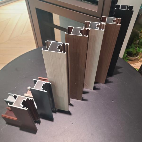 Штранг-прессование 6060 стандартов алюминиевое профилирует белую поверхность краски