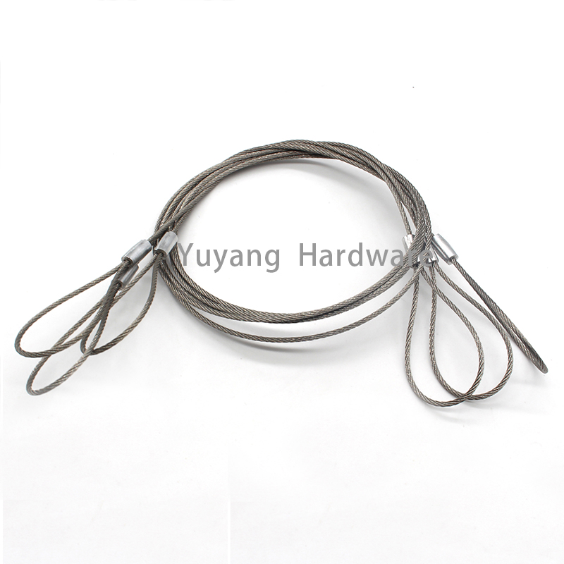 YUYANG Copper Wire Rope Clip Hanging Kit for Linear Lights-High Strength