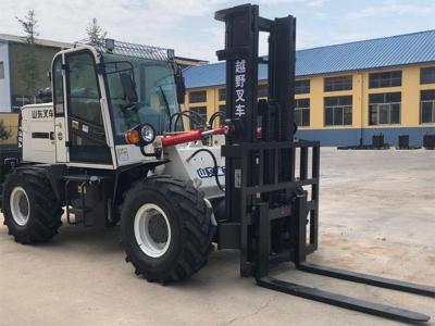 3.5ton rough terrain forklift for construction 4x4 muddy ground forklift