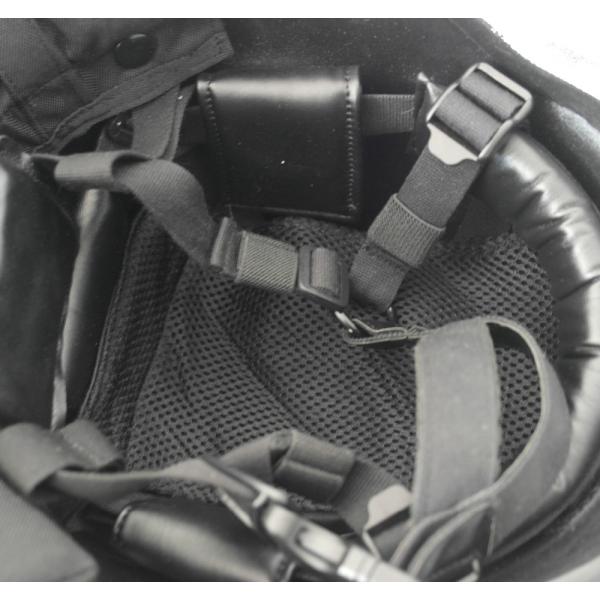 Light Weight Advanced Combat Helmet Black Ear Backneck Protection