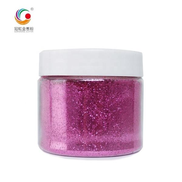 Bulk Extra Fine Pink Eyeshadow PET Glitter Powder Sparkle For Body Leather Coating