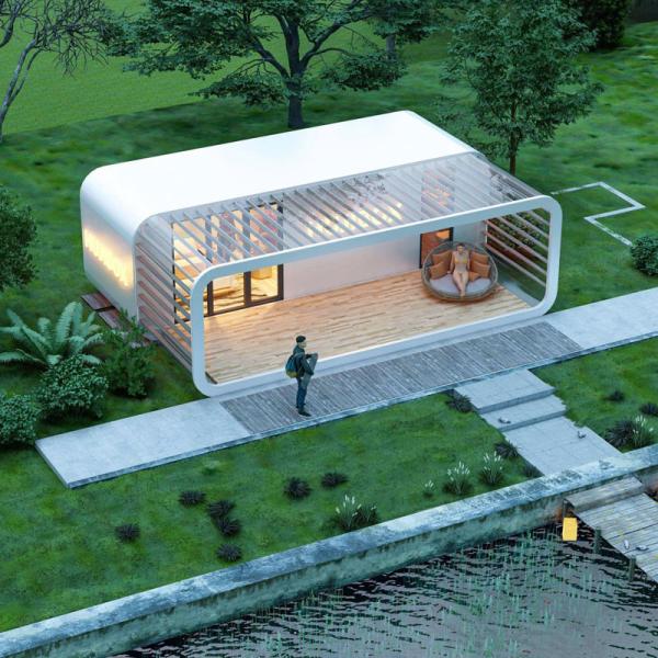 Luxury Apple Cabin for Glamping & Resorts - Prefab, All-Weather, Custom Interior Design