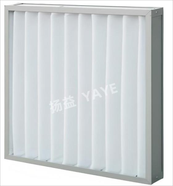 Pleat Pre Air Filter Compact Air Purifier Pre Filter With Aluminum Frame