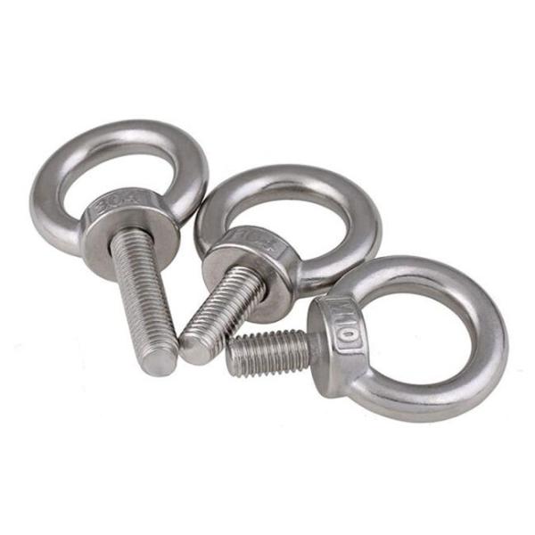 Stainless Steel Eye Bolt and Nuts Carbon Steel  Lifting Eye Bolt M4-m64 Factory Outlet