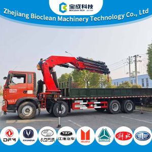 Hydraulic Manipulator Lifting Mobile Truck 38 Ton Folding Arm Mounted Crane Truck