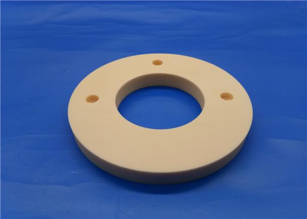 Precision 95%-99.7% Alumina Ceramic Flange Ring / Flange Pump / Insulating Flange