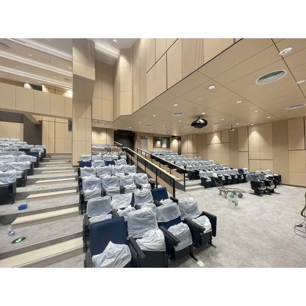 Panneau mural en bois acoustique micro perforé laminé sans couture 0,5 mm